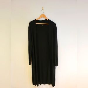 🌱Banana Republic XL Black Open Long Cardigan